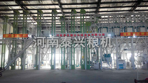 吉林地區(qū)100噸級玉米加工設備安裝案例